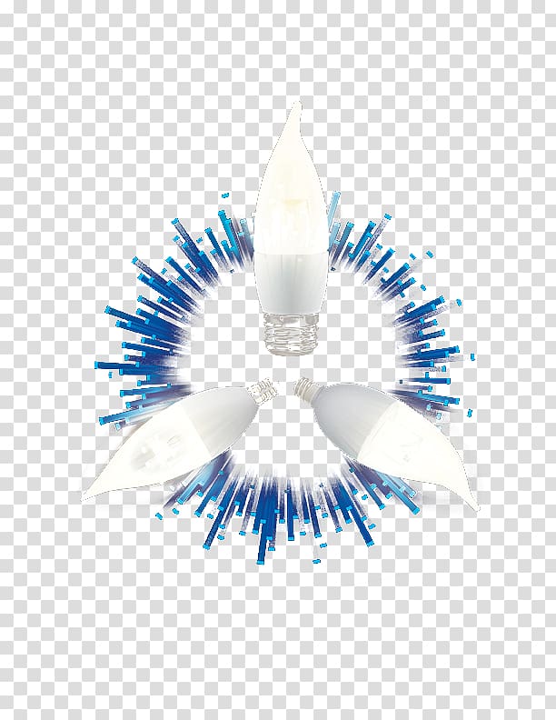 Creativity, Creative lamp emitting blue background transparent background PNG clipart