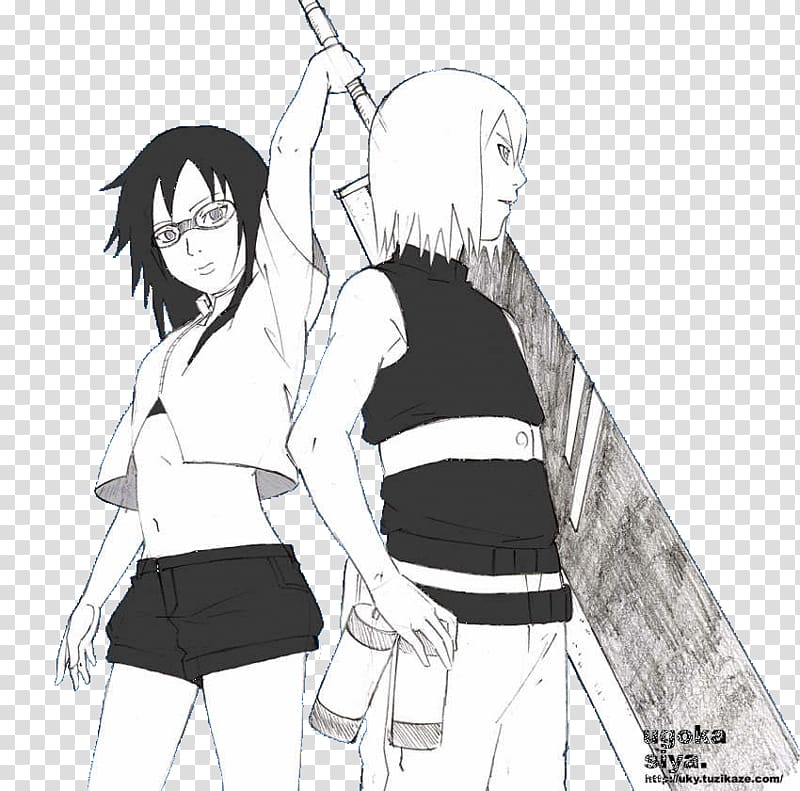 Anime Karin Naruto Uzumaki Sasuke Uchiha Sakura Haruno, Anime transparent background PNG clipart