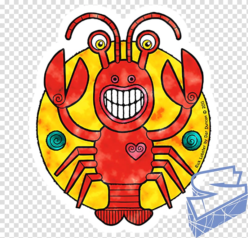 Cartoon Food Smiley , lobster in kind transparent background PNG clipart