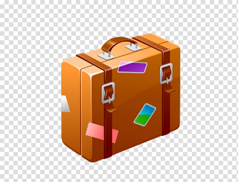 Poster Baggage Travel, Suitcase transparent background PNG clipart