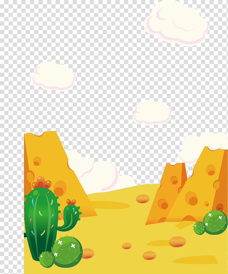 Desert Computer file, cheese stone transparent background PNG clipart