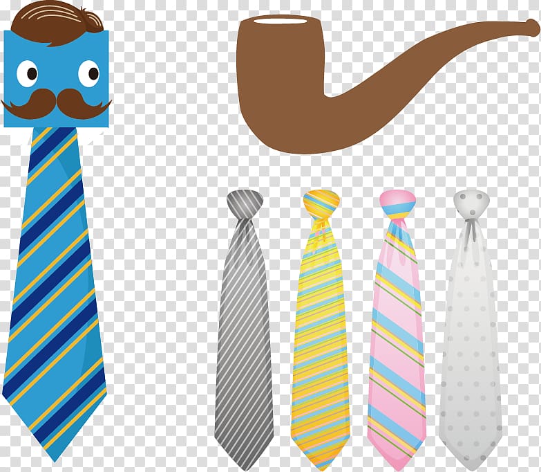 Necktie Bow tie Cartoon, Tie transparent background PNG clipart