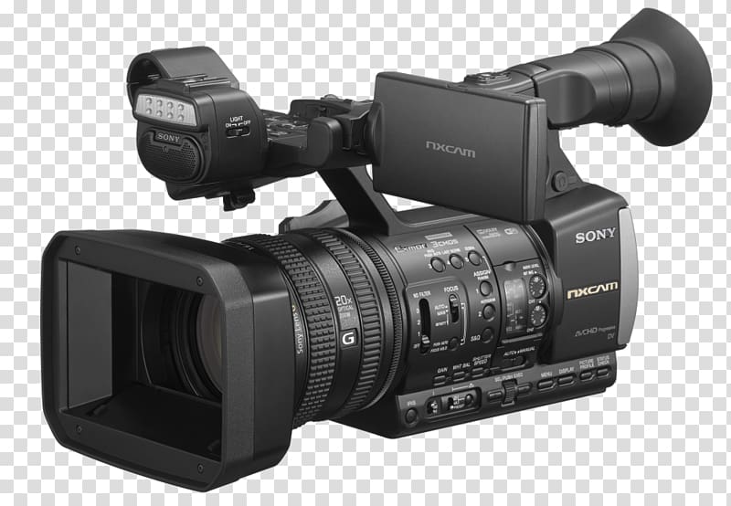 Sony NEX-5 Samsung NX5 Video Cameras Sony NXCAM HXR-NX5R Handycam, Camera transparent background PNG clipart