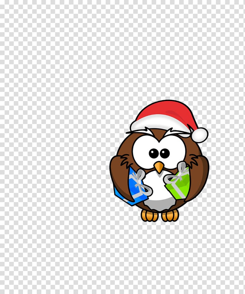 Santa Claus Owl Christmas , santa claus transparent background PNG clipart
