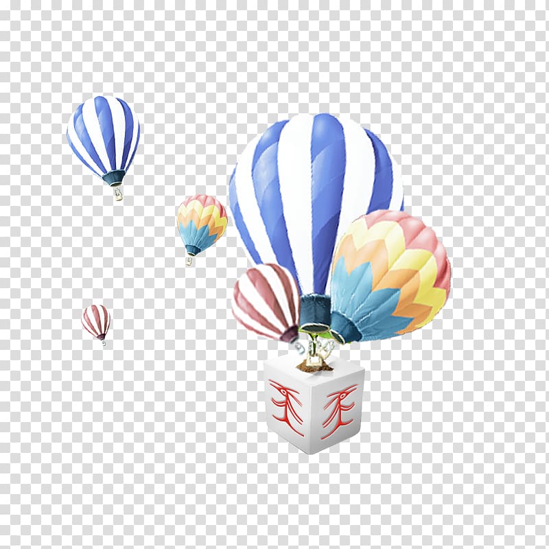 Hot air balloon Designer, Floating balloons transparent background PNG clipart