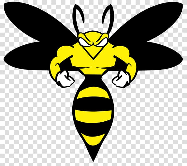 Wasp Yellowjacket Logo System, wasp transparent background PNG clipart
