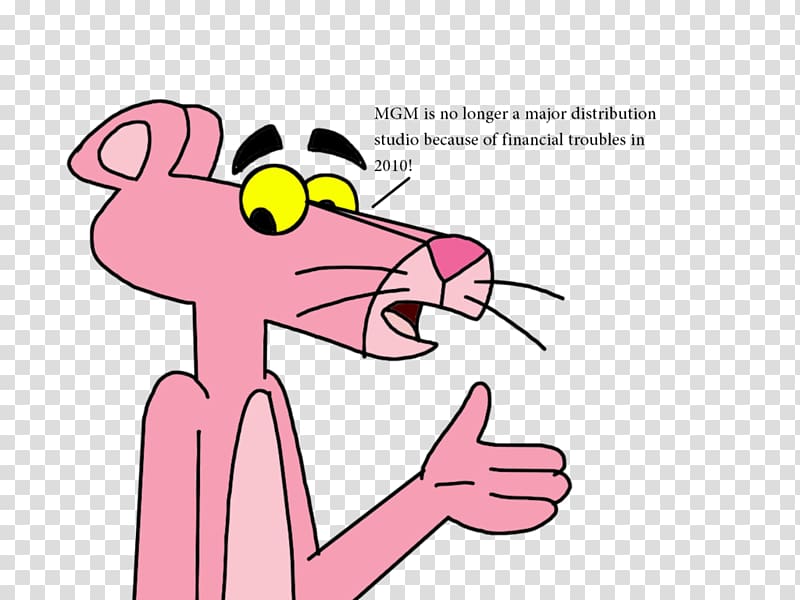 Thumb Cheek Mouth Mammal, THE PINK PANTHER transparent background PNG clipart