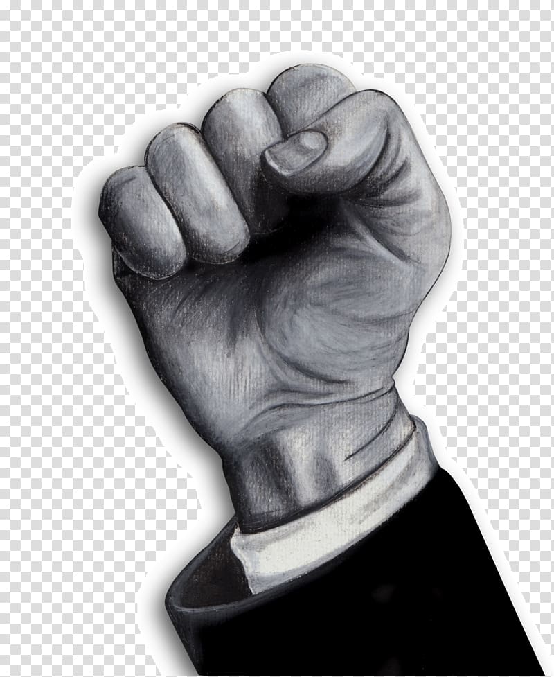 Drawing Raised fist Fist pump, Hand fist transparent background PNG clipart