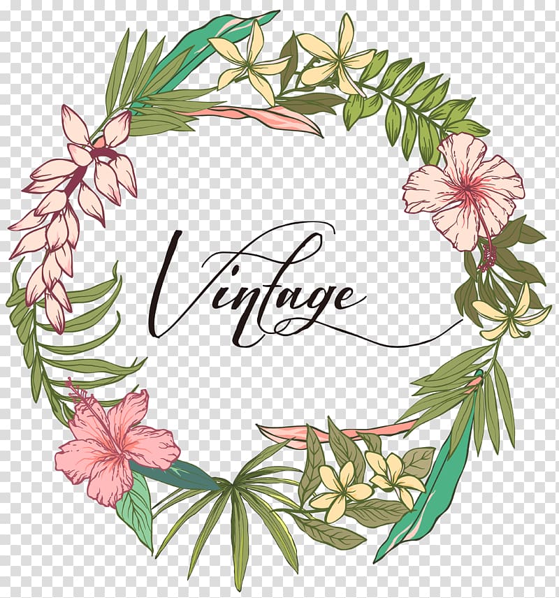 Flower Floral design, Hand-painted floral design transparent background PNG clipart