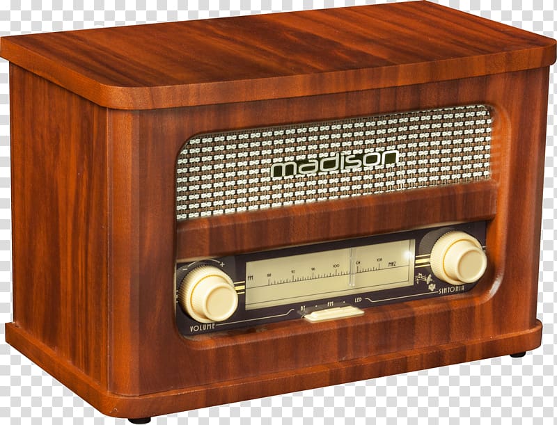 Microphone FM broadcasting Retro Radio Tuner, microphone transparent background PNG clipart