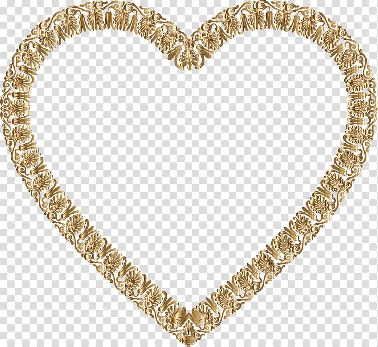 Gold Desktop Heart , gold floral background transparent background PNG clipart