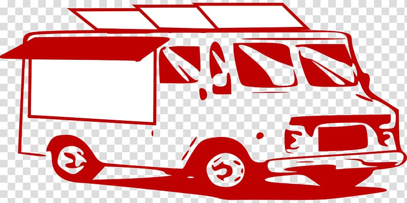 Food truck Van , Frozen yogurt transparent background PNG clipart