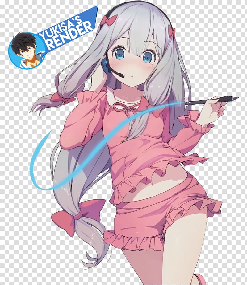 Eromanga Sensei Anime Japanese destroyer Sagiri TrySail, Eromanga Sensei transparent background PNG clipart