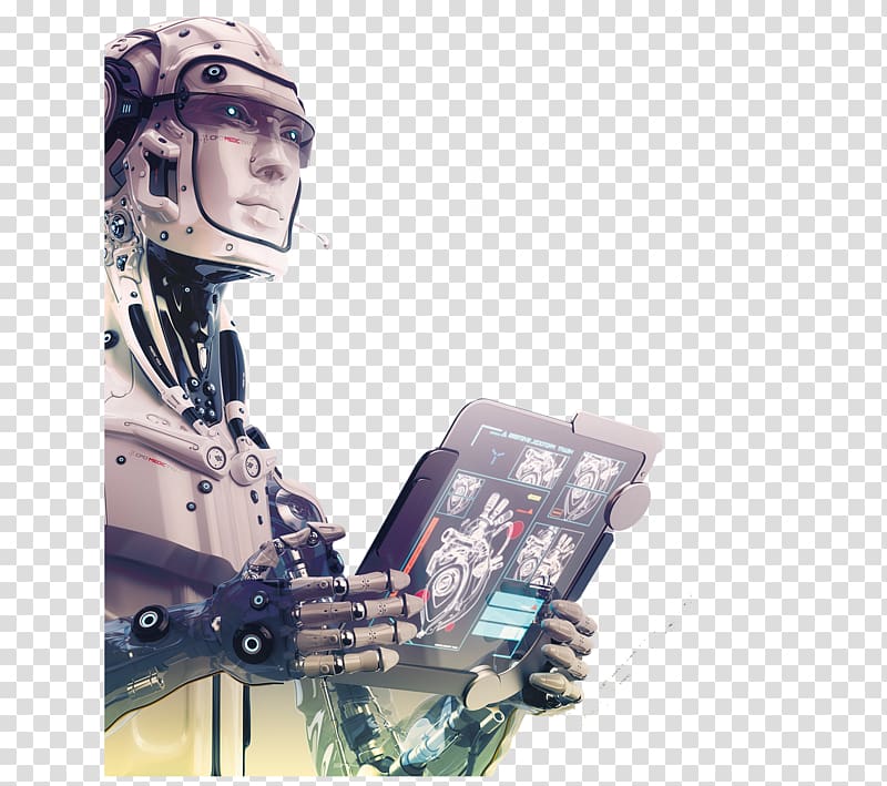 robotic AI illustration, Robot Artificial intelligence Euclidean , Robot transparent background PNG clipart