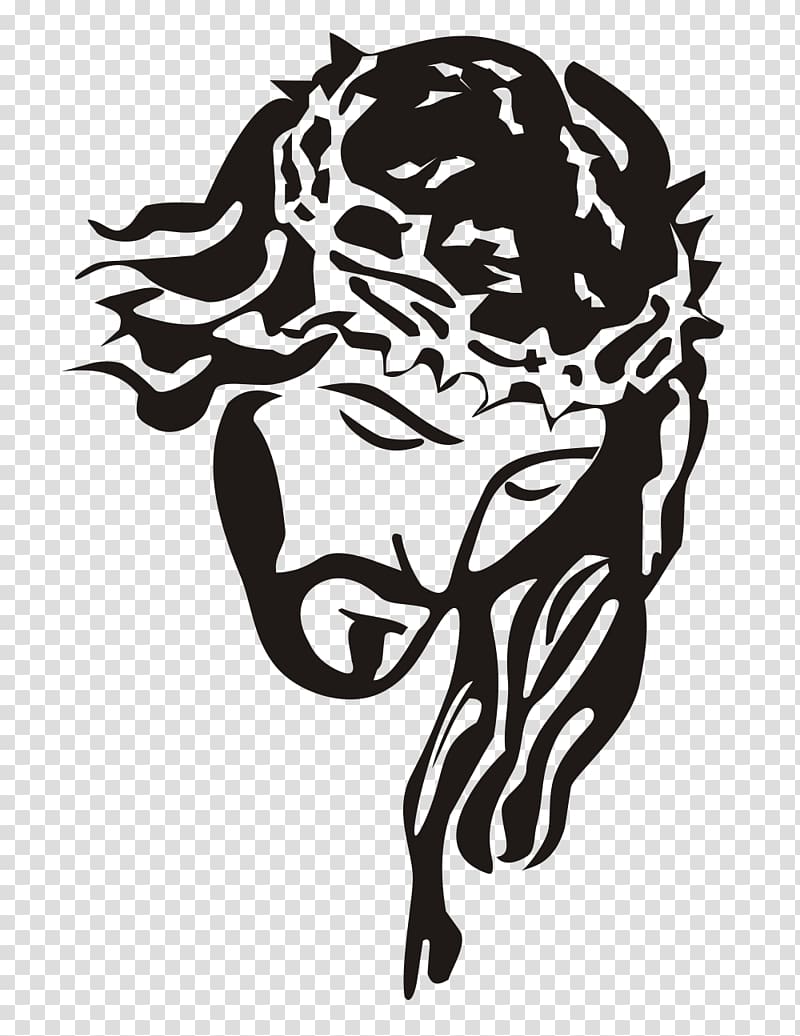 Holy Face of Jesus , charm goddess transparent background PNG clipart