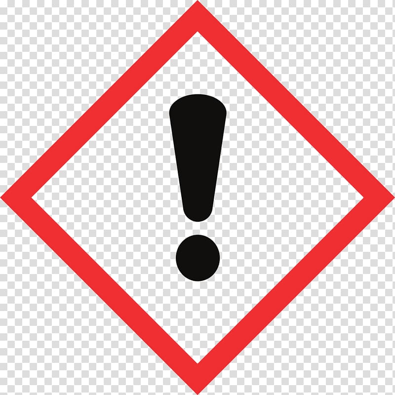 GHS hazard pictograms Globally Harmonized System of Classification and Labelling of Chemicals Exclamation mark Hazard Communication Standard, compos transparent background PNG clipart
