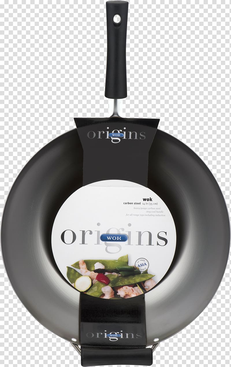 Frying pan Wok Carbon steel Non-stick surface, frying pan transparent background PNG clipart