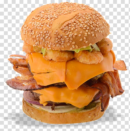 Hamburger Cheeseburger Veggie burger Breakfast sandwich Fast food, shrimps transparent background PNG clipart