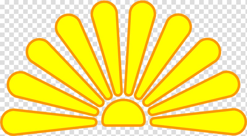 , Rising Sun transparent background PNG clipart