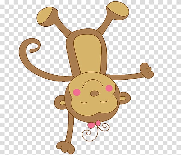 Baby Monkeys Diaper , Sleeping Monkey transparent background PNG clipart