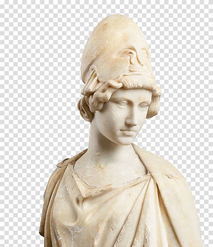 Hephaestus Bust Liebieghaus Athena Parthenos Zeus, Greek statue transparent background PNG clipart