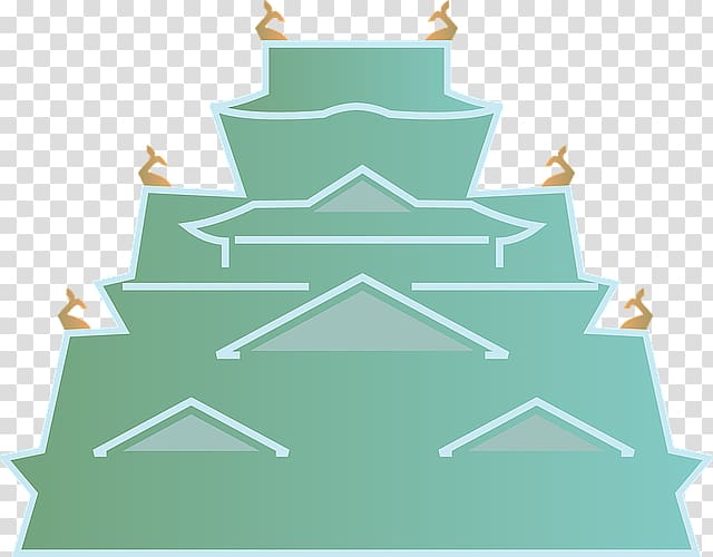 Osaka Japanese architecture, osaka castle transparent background PNG clipart