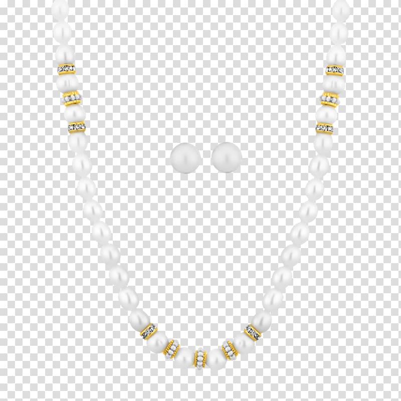 Hyderabad Pearls Earring Necklace Jewellery, pearl necklace transparent background PNG clipart