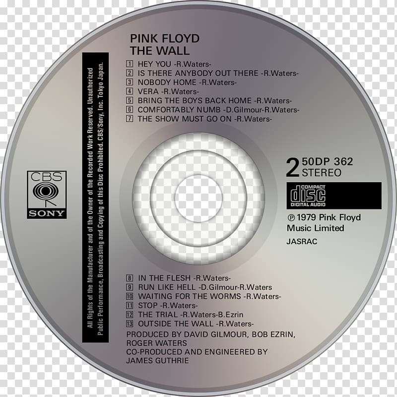 Compact disc Pink Floyd Animals Aerosmith Delicate Sound of Thunder, dvd transparent background PNG clipart