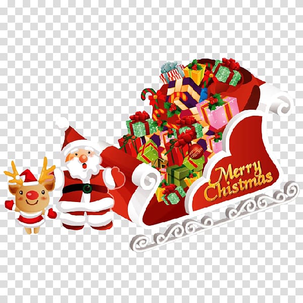 Desktop Santa Claus Royal Christmas Message Wish, santa claus carries a gift transparent background PNG clipart