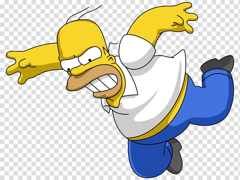 The Simpson character , Homer Simpson Bart Simpson Lisa Simpson D\'oh! , Homero transparent background PNG clipart