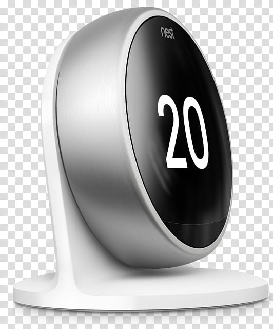Nest Labs Nest Learning Thermostat Smart thermostat Home Automation Kits, nest transparent background PNG clipart