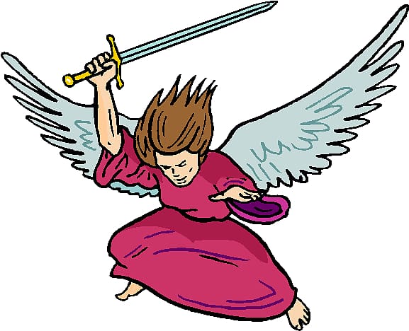 Angel The Kneeling Warrior , Angel Office transparent background PNG clipart