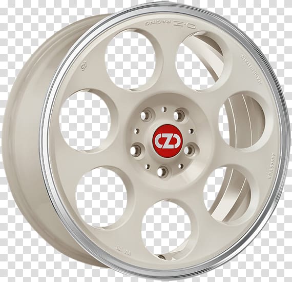 Car OZ Group Alloy wheel Autofelge, White pepper transparent background PNG clipart