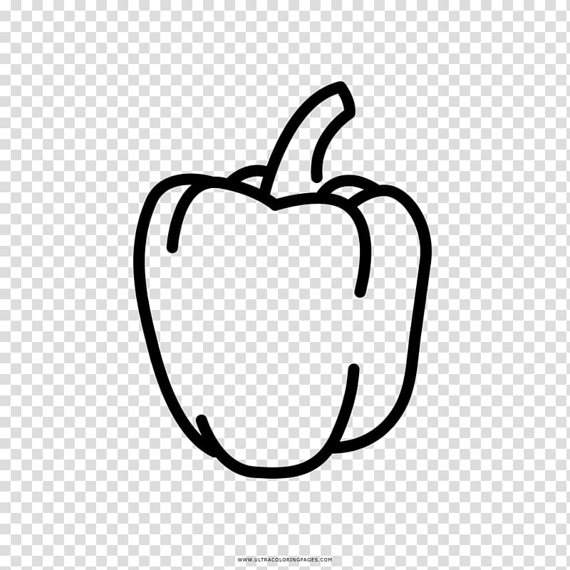 Bell pepper Pepperoni Drawing Paprika Coloring book, prints transparent background PNG clipart