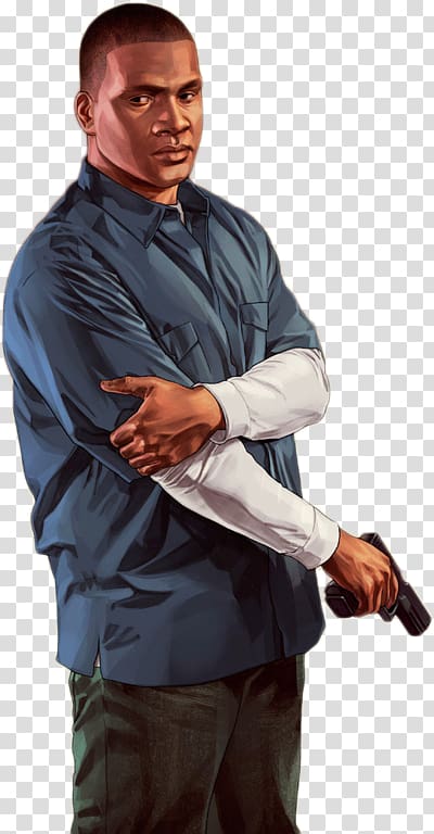 man holding gun , Grand Theft Auto V Shawn Fonteno Grand Theft Auto IV Grand Theft Auto: San Andreas PlayStation 3, Gta5 transparent background PNG clipart