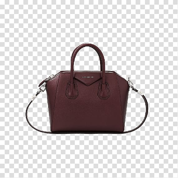 Handbag Leather Givenchy Oxblood, bag transparent background PNG clipart