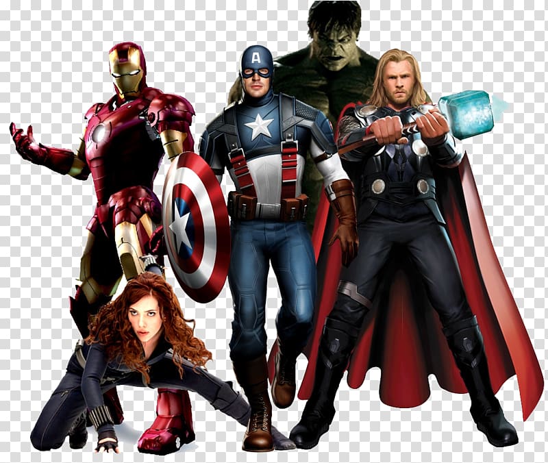 Marvel Avengers , Hulk Nick Fury Thor Black Widow Clint Barton, Avengers transparent background PNG clipart