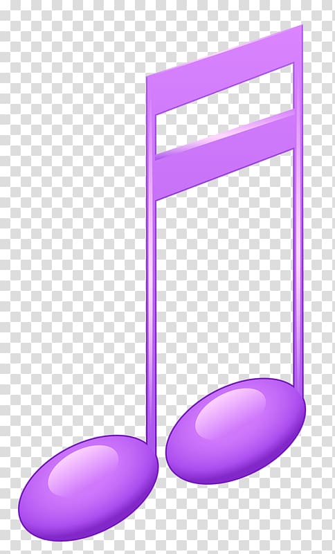 Musical note Symbol , Purple notes transparent background PNG clipart