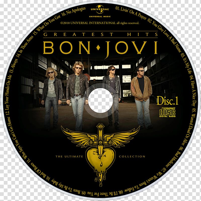Greatest Hits: The Ultimate Collection Bon Jovi Have a Nice Day These Days Music, The Ultimate Collection transparent background PNG clipart