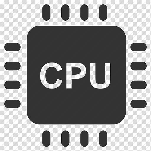 black CPU illustration, Intel Central processing unit Computer Icons Android, Free Microprocessor Icon transparent background PNG clipart