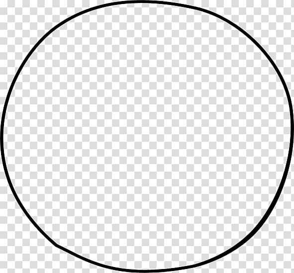 Megagon Circle Regular polygon Geometry, black border transparent background PNG clipart