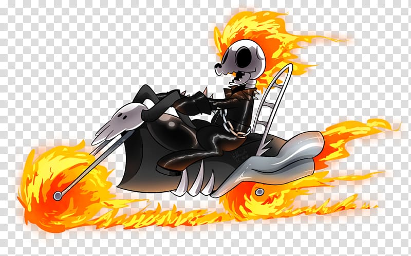Johnny Blaze Work of art, ghost rider transparent background PNG clipart