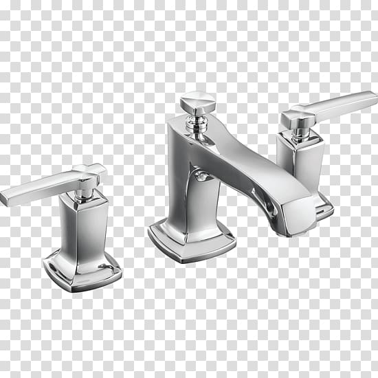 Kohler Co. Faucet Handles & Controls Sink Kohler Margaux Lever Widespread Faucet K-16232-4 KOHLER Worth 8 in. Widespread 2-Handle Bathroom Faucet, sink transparent background PNG clipart