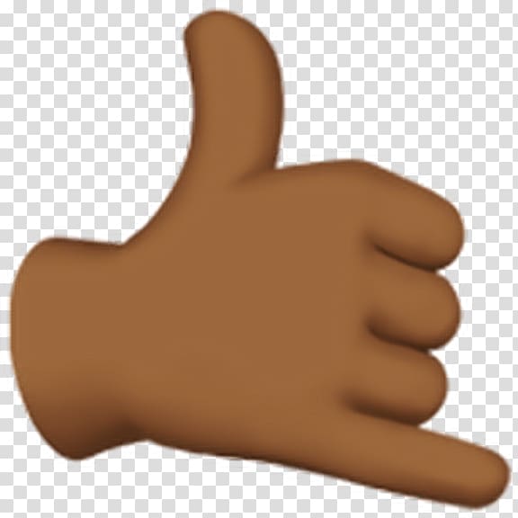 Shaka sign Emojipedia Hand Thumb, Emoji transparent background PNG clipart