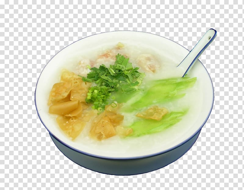 Chinese cuisine Congee Vegetarian cuisine Breakfast Food, Bitter Melon ribs soup transparent background PNG clipart