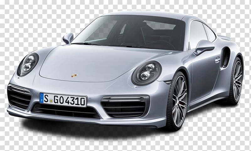 gray coupe , 2017 Porsche 911 Turbo S Porsche 911 GT2 Porsche 911 GT3 Porsche 930, Porsche 911 Turbo Silver Car transparent background PNG clipart