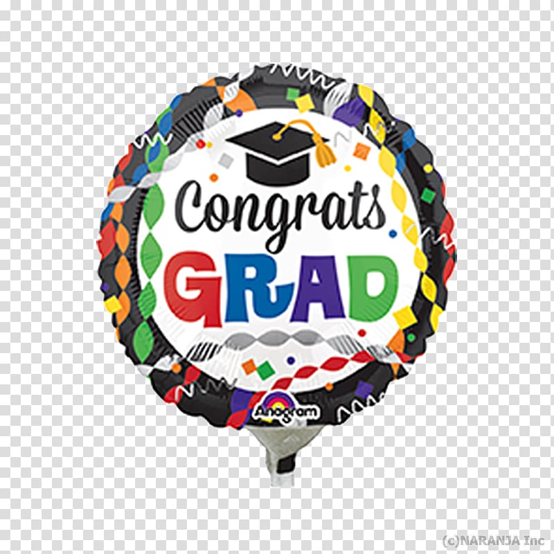 Mylar balloon Graduation ceremony Prom Birthday, balloon transparent background PNG clipart