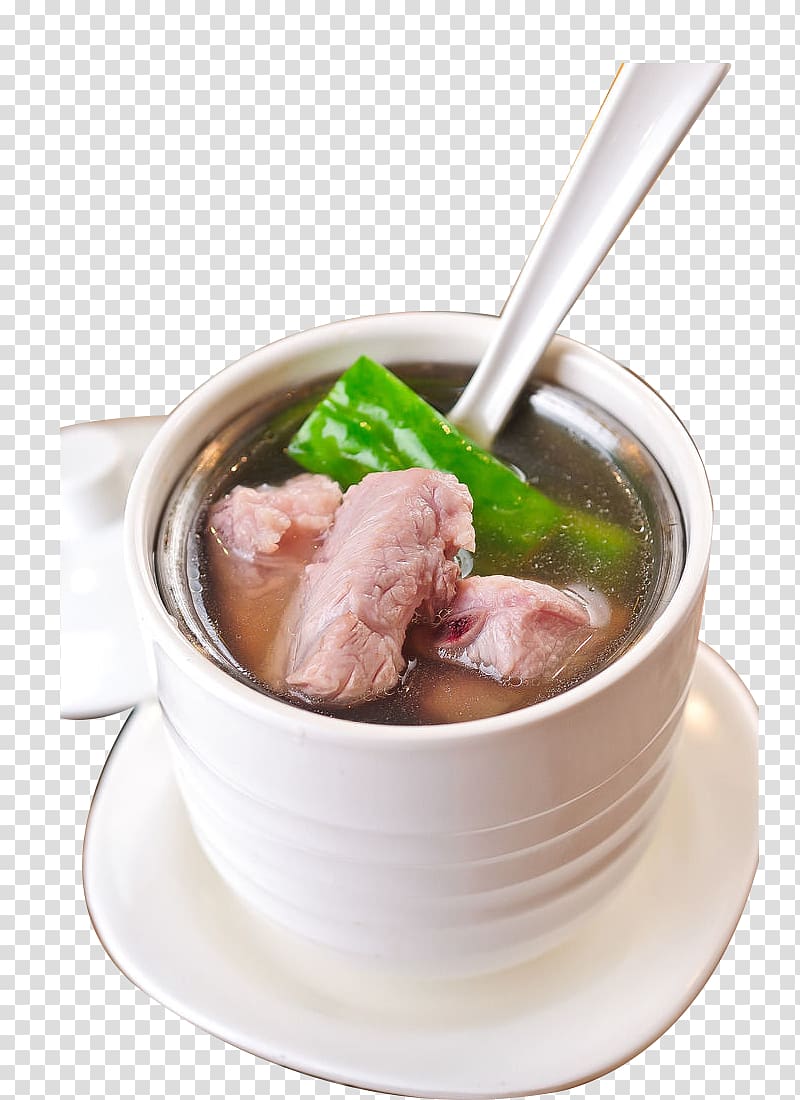 Bak kut teh Beef noodle soup Domestic pig Pork ribs, Bitter Melon pork stew transparent background PNG clipart