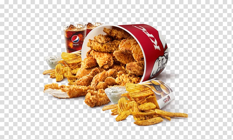 KFC Fast food Fried chicken Chicken nugget Junk food, kfc transparent background PNG clipart