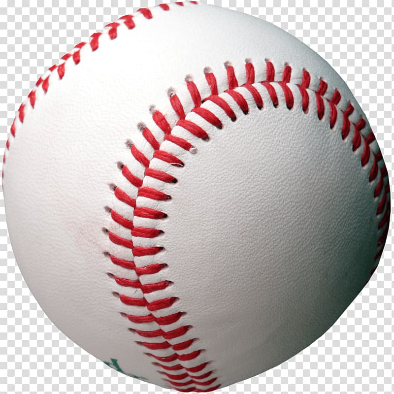 white and red baseball, Baseball Ball transparent background PNG clipart